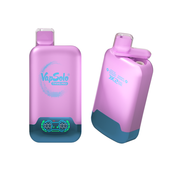 Vape VapSolo Twins Pro 50K puffs duplo sabor